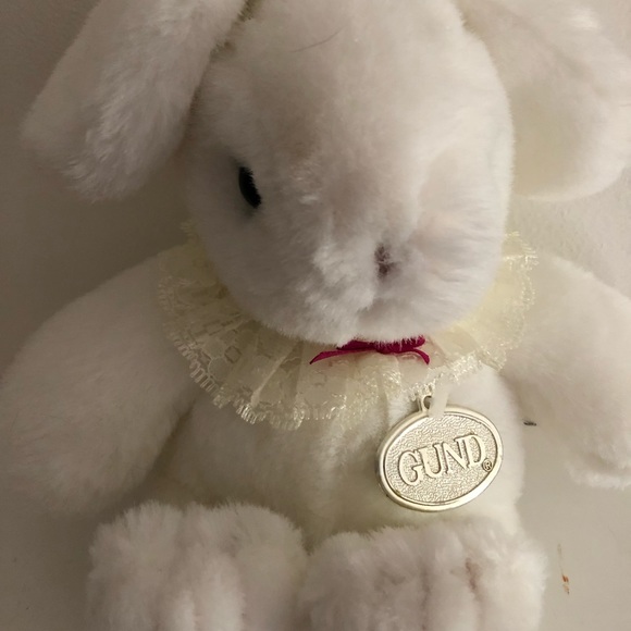 RARE GUND EASTER Rabbit 1990 with tag. Perfect collector condition. Easter Gift! - Picture 2 of 9
